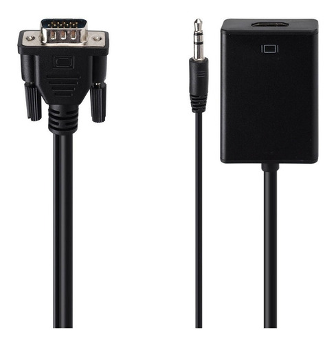 Adaptador Convertidor Vga A Hdmi Con Audio