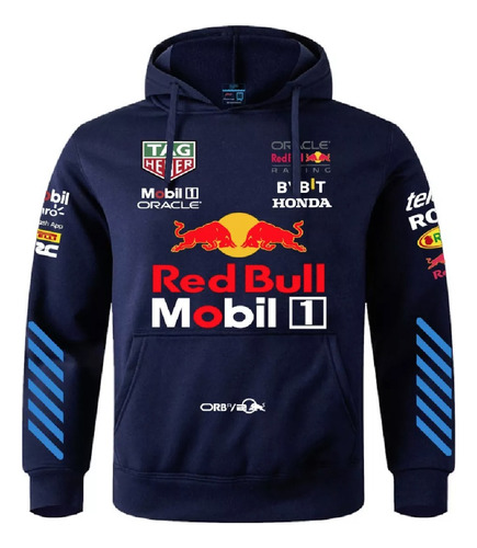 Sudadera Formula 1 Checo Perez Red Bull 2023 Azul Marino