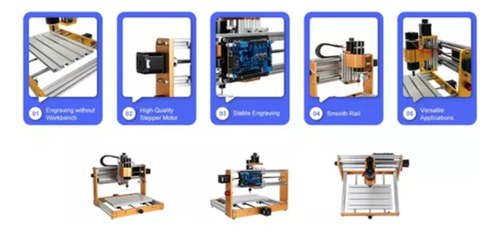 Fresadora Router Cnc Router 3018 Plus 500w - Maderas, Pcb Grabado Metal