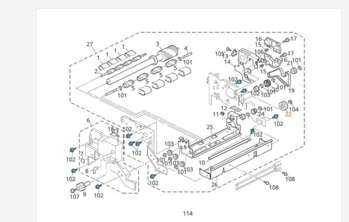 Engrenagem 43z Mp 9000 Pro 1356 906 1357 (bb013014)