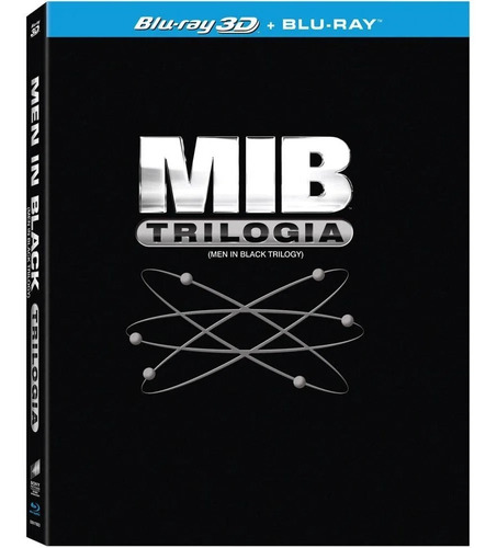 Blu-ray 3d + 2d Mib Homens De Preto - Trilogia - Lacrado