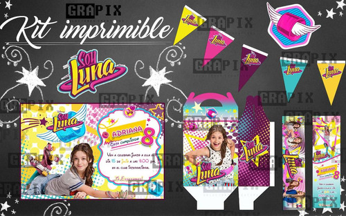 Kit Imprimible Soy Luna + Kit Imprimible #photobooth
