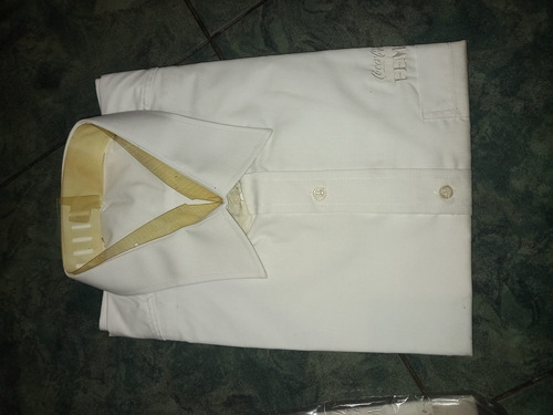 Camisa Blanca Clásica  De Hombre M/l  T:  44/46