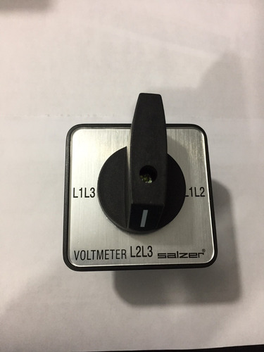Selector Volmetro Para 3 Lineas L1-l2-l3 20 Amperes 