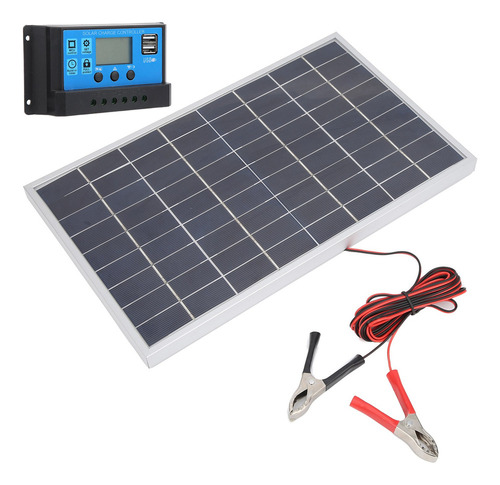 Panel Solar 15w 18v Policristalino 12v/24v Controlador Pwm