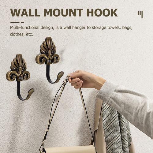Ganchos Decorativos Para Colgar Cosas En La Pared, 2 Unidade