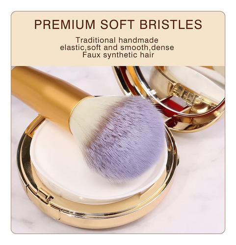 H Make Up Brushes, Vander 24pcs Premium Cosmetic Makeup Bru