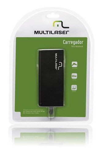 Carregador Multilaser Cb010 Para Notebook Universal 19v 65w