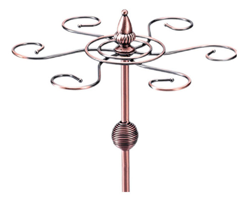 Soporte Para Copas De Vino Colgador De Plano 6 Ganchos