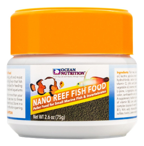 Ocean Nutrition Nano Reef Fish Food 75 Gr 