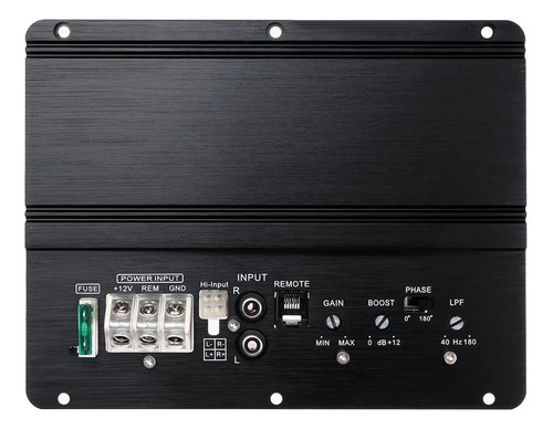 Bocina De Graves Hifi For Coche 2 Channales Amplificador D