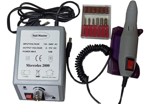 Lixadeira Profissional Mercedes Com Motor 20000rpm Manicure