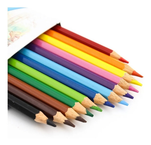 Imagen 2 de 4 de Colores Con 12 Piezas Punta Suave Pentel Full