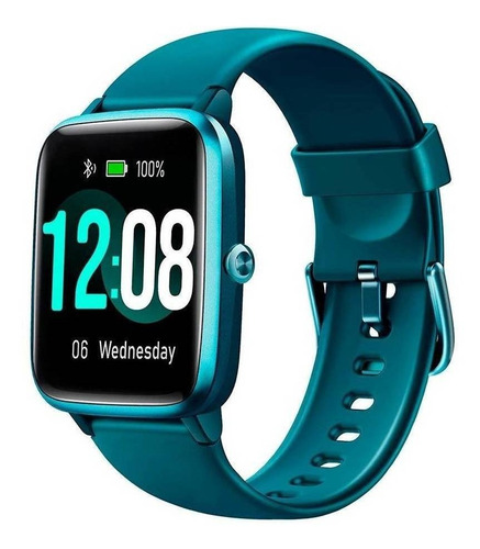 Smartwatch Letsfit ID205L 1.3", malla  azul