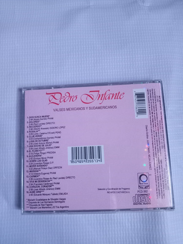 Pedro Infante Valses Mexicanos Y Sudamericanos Disco Compact (Usado)