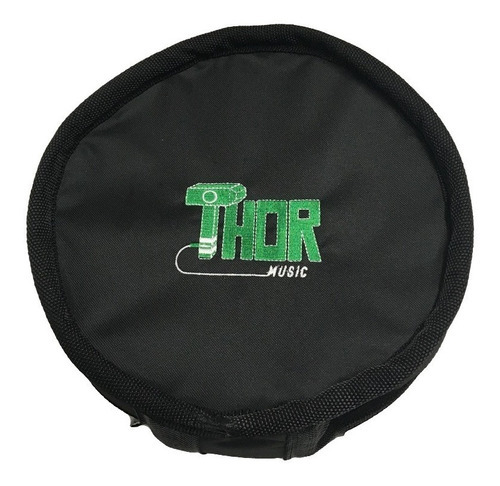 Capa Bag Estofada Para Caixa De Bateria Thor Music 14 Cor Preto