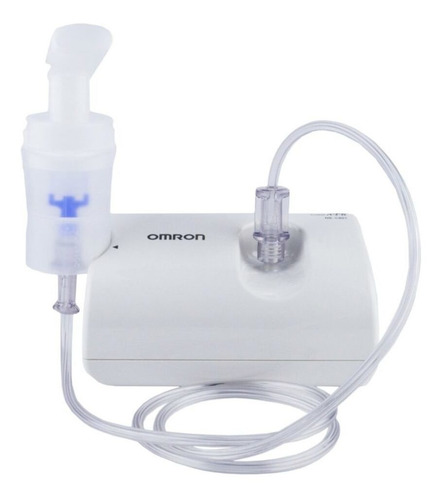 Nebulizador a pistón Omron NE-C801 silencioso, compacto y liviano