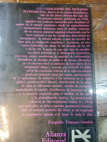 Imagen 2 de 3 de Las Condiciones Del Progreso Económico - Colin Clark
