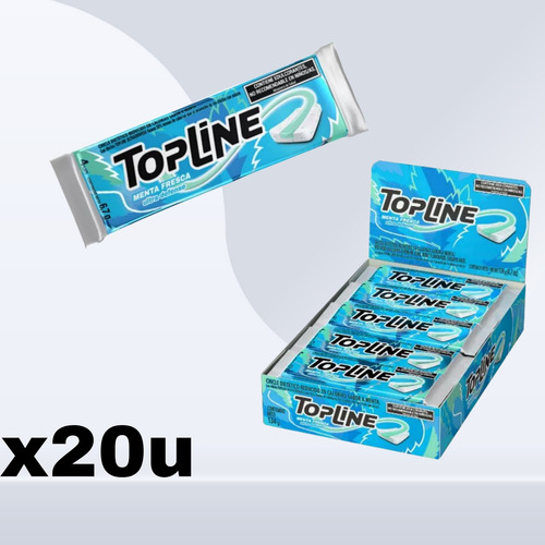 Chicles Topline Ultra Defense - Menta Fresca X20u