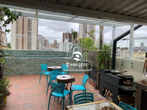 Cobertura Com 4 Dormitórios À Venda, 370 M² Por R$ 2.750.000,10 - Vila Bastos - Santo André/sp - Co11700