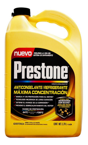 Anticongelante Prestone Chery Arrizo 3 Glx