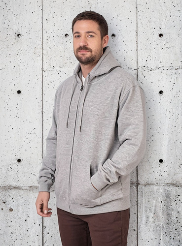 Polerón Con Capucha Y Cierre Ykk® Hombre Lingue Lenga®