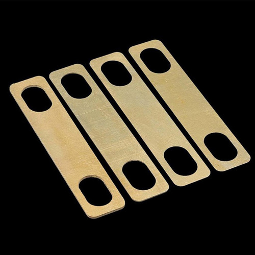 Paquete De 4 Cuñas Para Bajo De Guitarra De Latón 0.2mm