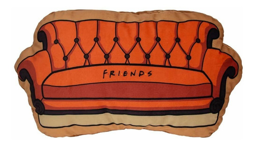 Almofada Formato Sofá Central Perk | Decorativa | Friends Cor Colorido