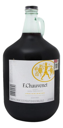 Pack De 2 Vino Tinto L.a. Cetto Chauvenet 4 L