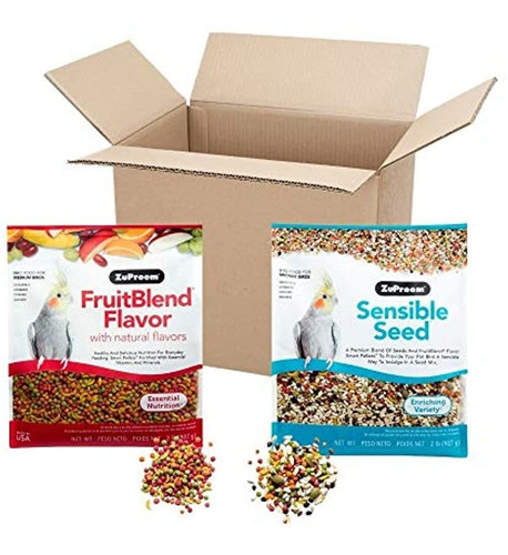 Zupreem Bundle Fruitblend Flavor Flavor & Sensible Seed Para