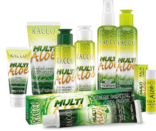 Linha Multi Aloe Completa -8  Produtos - Racco