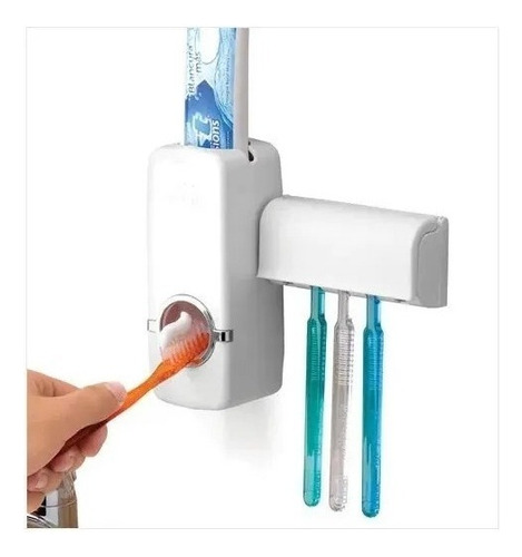 Dispensador De Pasta Dental Baño Organizador Cepillo Dental