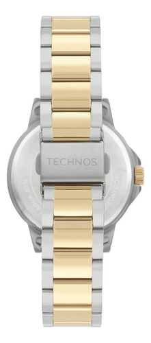 Relógio Technos Feminino Dress Bicolor - 2036mst/1k Bisel Prata