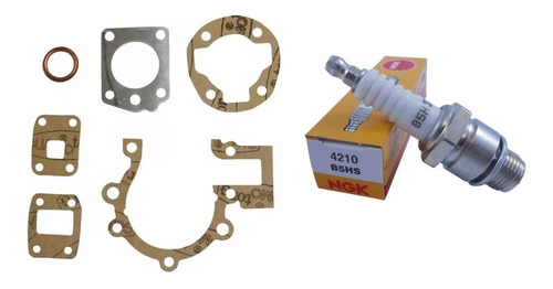 Kit Juntas 75cc + Vela Ngk B5hs - Mobilete / Wmx / Bikelete