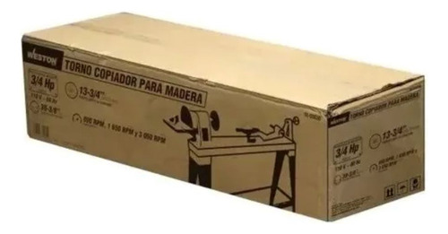Torno Para Madera Copeador 3/4 Hp 110v 550w Weston