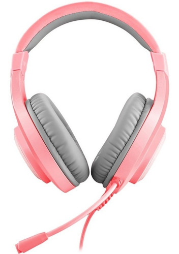 Auricular Gamer Multiplataforma Redragon Hylas Rosado Rgb