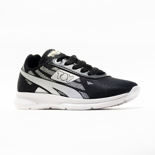 Imagen 2 de 8 de Zapatilla Urbana Niños Toy Negra (28 Al 35) Art J43n