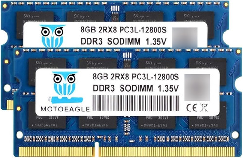 Memoria Ram 16gb (2x8gb) Ddr3 / Ddr3l 1600mhz Sodimm Pc