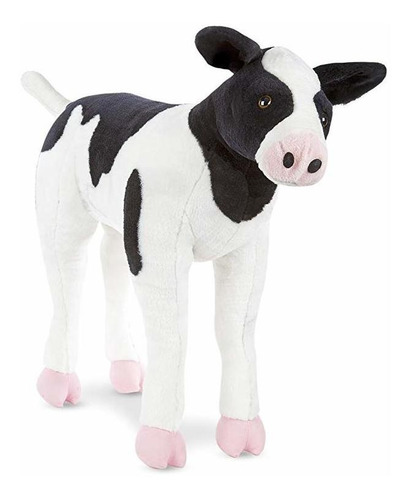 Melissa & Doug - Gigante Becerro - Animal De Peluche Realist