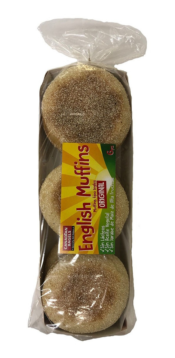 English Muffins Canadian Bagels Original 6 Piezas 390g