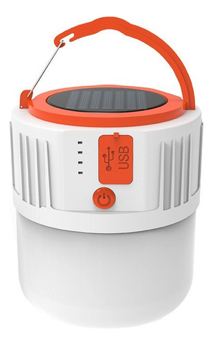 Linterna Solar Para Acampar, 2 Unidades, Luz De Emergencia R