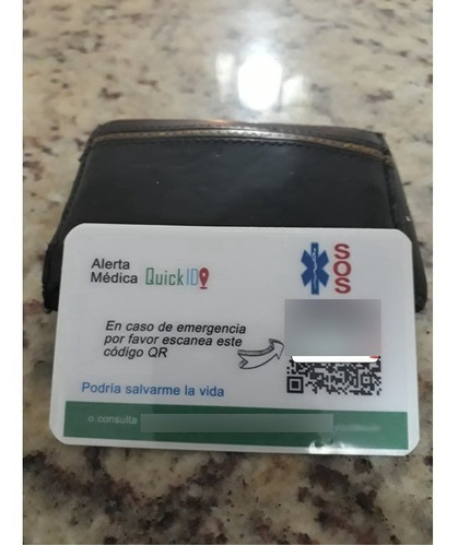 Carnet  Alerta Médica Gps Pasivo