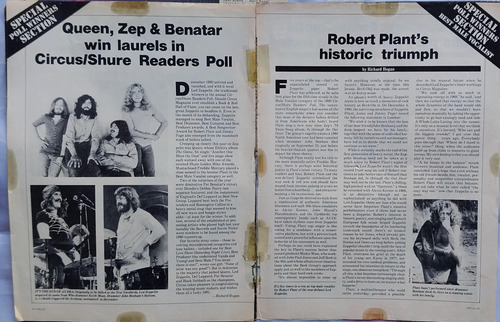 Led Zeppelin Lote X 3 Notas Y Tapas Originales 1977 80 81 (Usado)