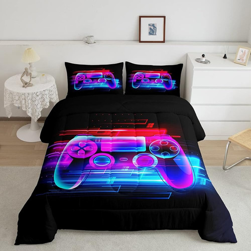 Juego De Ropa De Cama De Videojuegos Feelyou Juego De Edredó