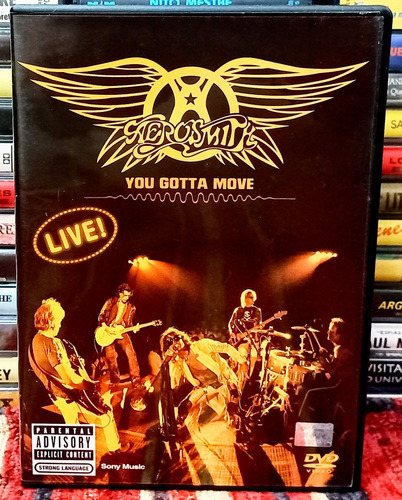 Aerosmith Cd + Dvd You Gotta Move Impecable Igual A Nuev  