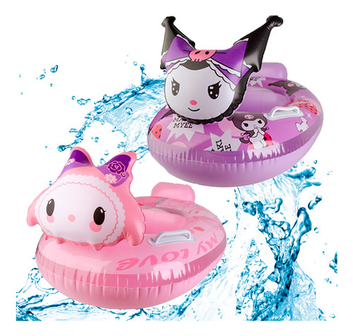 2 Pack Flotador Salvavidas Para Bebé Playa Inflable Alberca