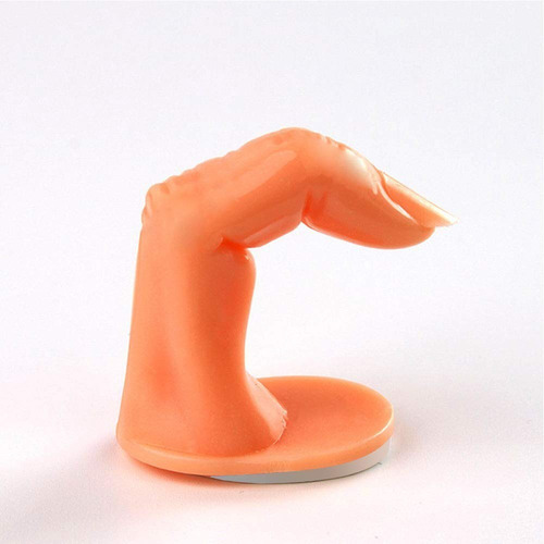 Mano Dedos De Practica Uñas Flexible Acrílico Gelish 10 Pzs