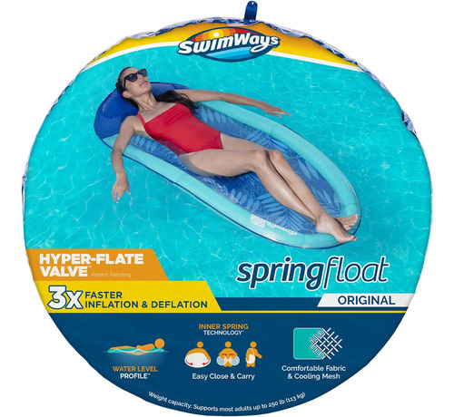 Sillón De Piscina Swimways Spring Float Original Con Hipo...