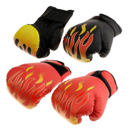 2 Pares De Guantes De Boxeo Acolchados Con Espuma De ,