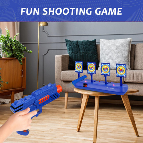 Gmaophy Juego De Tiro Electrónico Con 2 Blasters Y 4